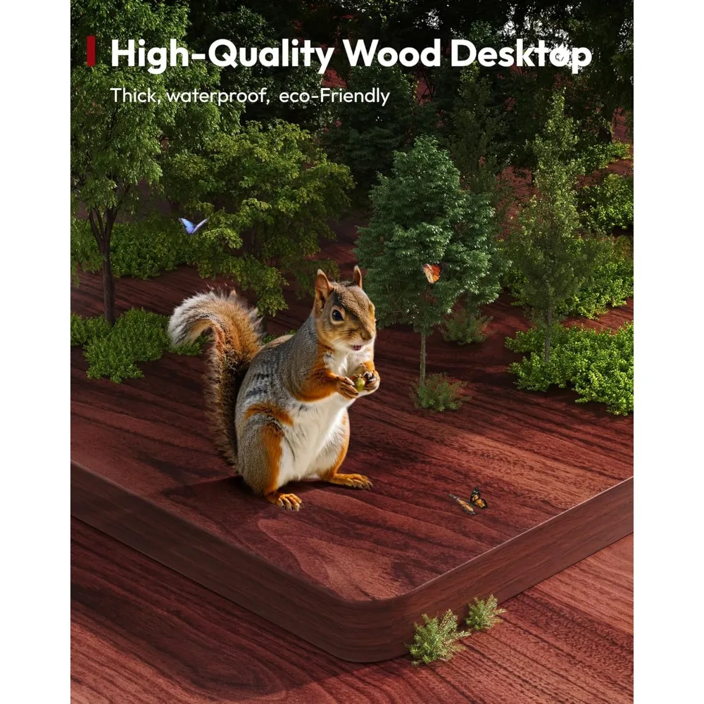 ارتفاع كهربائي قابل للتعديل مكتب قائم 60 × 24 مع 6 أزرار تحكم مكتب مريح لتحسين الموقف #6