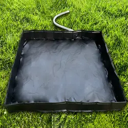 Camping Shower Base  Awning Base Portable Foldable Shower Pan With Drain Sunshade Canopy Base for Indoor Outdoor Tailgate Stal