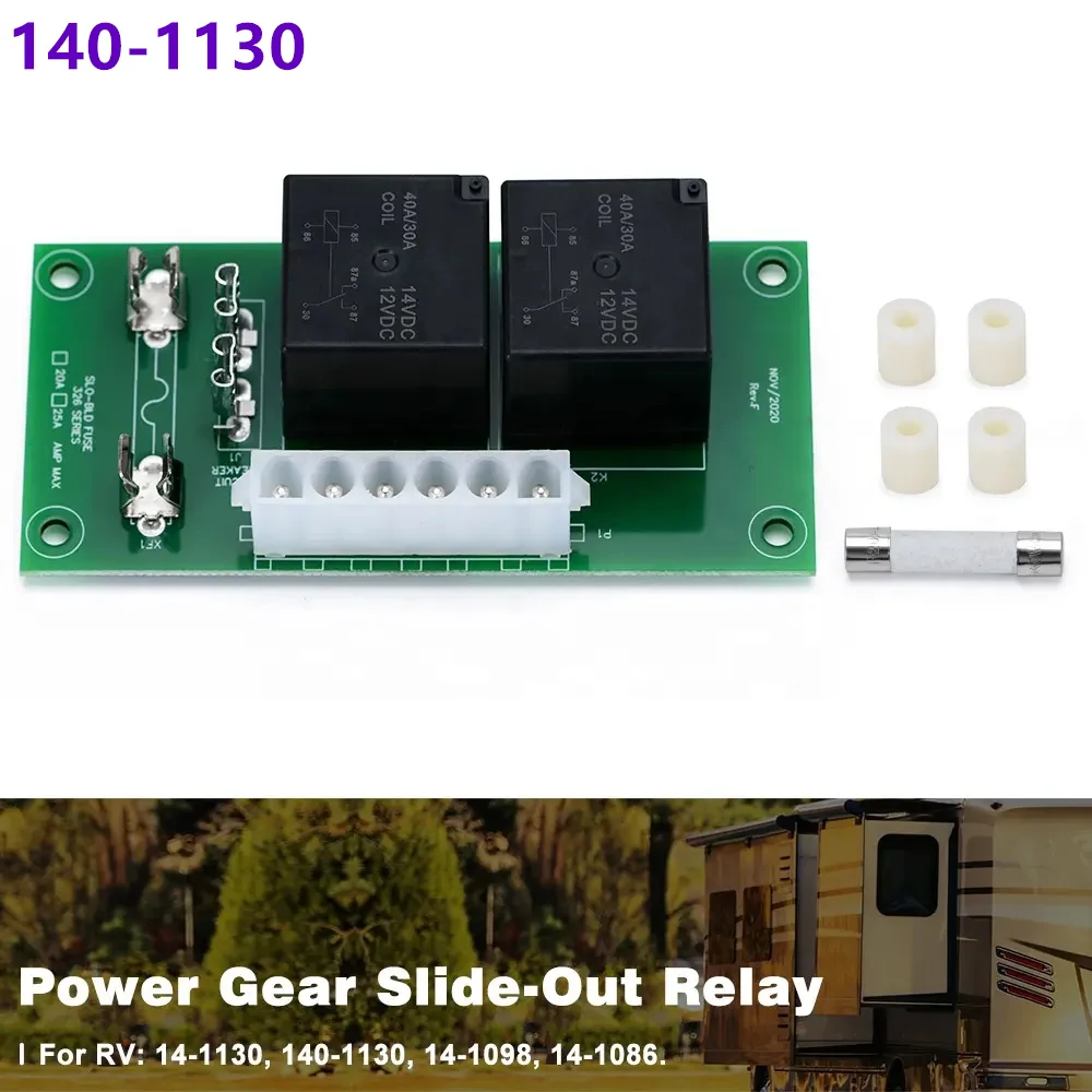 14-1130 140-1130 14-1098 14-1086 Slide Out Relay Control Board For RV Power Gear