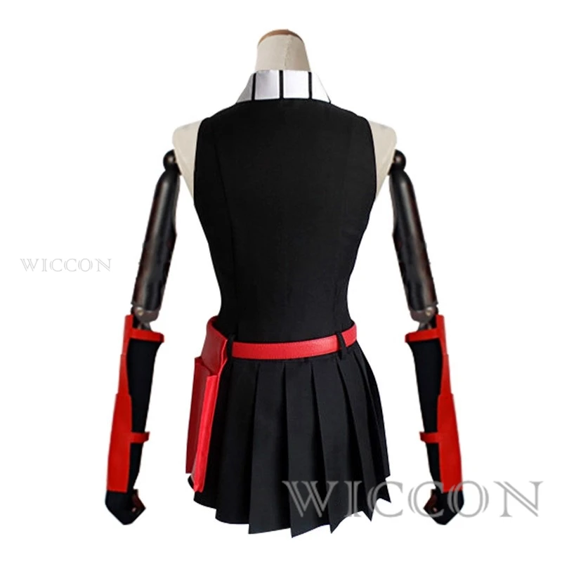 IN STOCK S-XXL Akame Cosplay Costume Wig Anime Akame Ga KILL Cosplay with Bag Halloween Party Outfits for Women Girls