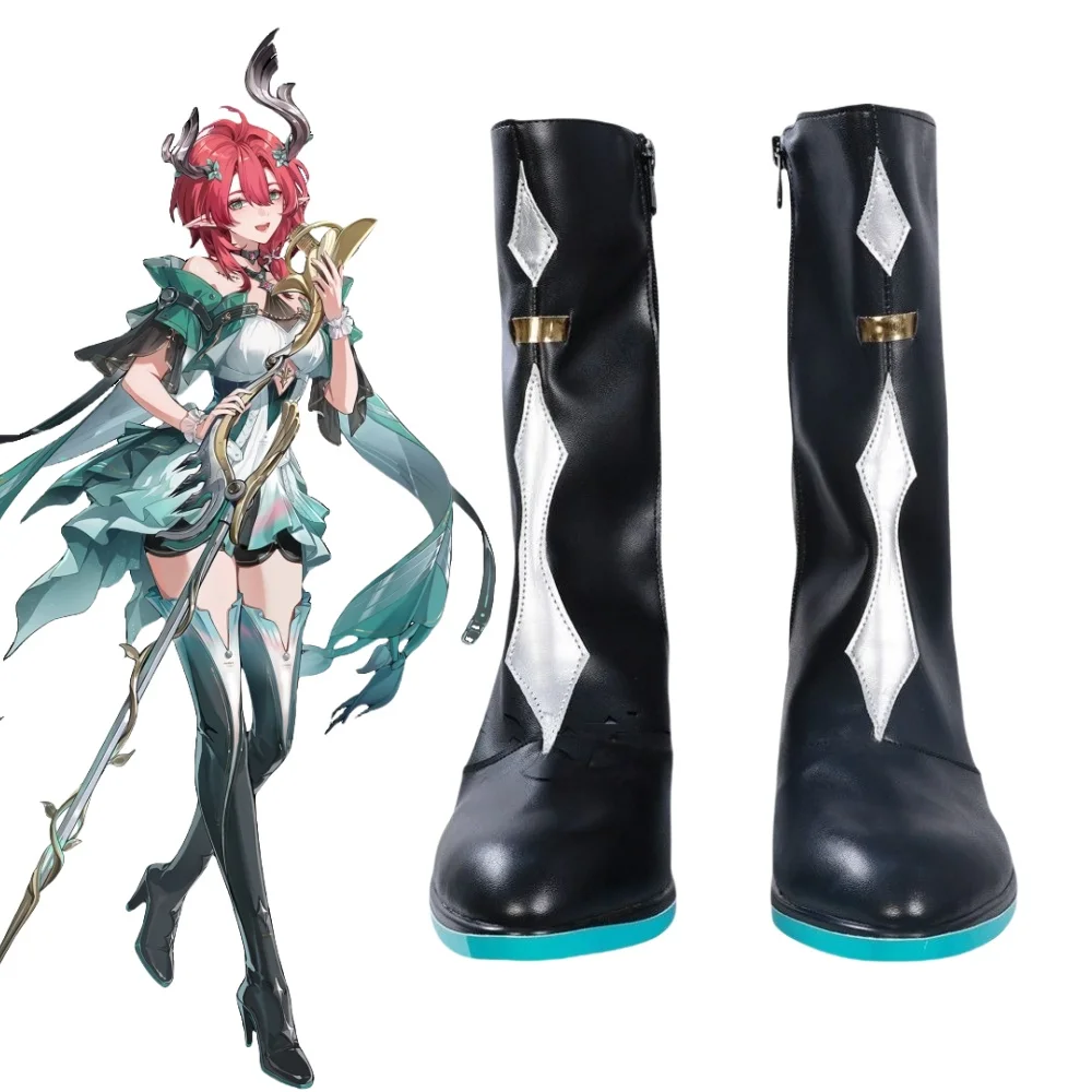 

Wuthering Waves Ciaccona Cosplay Game Shoes Costume Accessories Props Anime Halloween Costumes for Woman Boots Shoe