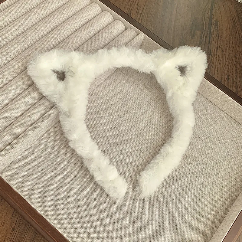 1-teiliges Plüsch-Katzenohr-Stirnband im süßen und mädchenhaften Stil, perfekt für den täglichen Gebrauch, süß und auffällig – Detail 6