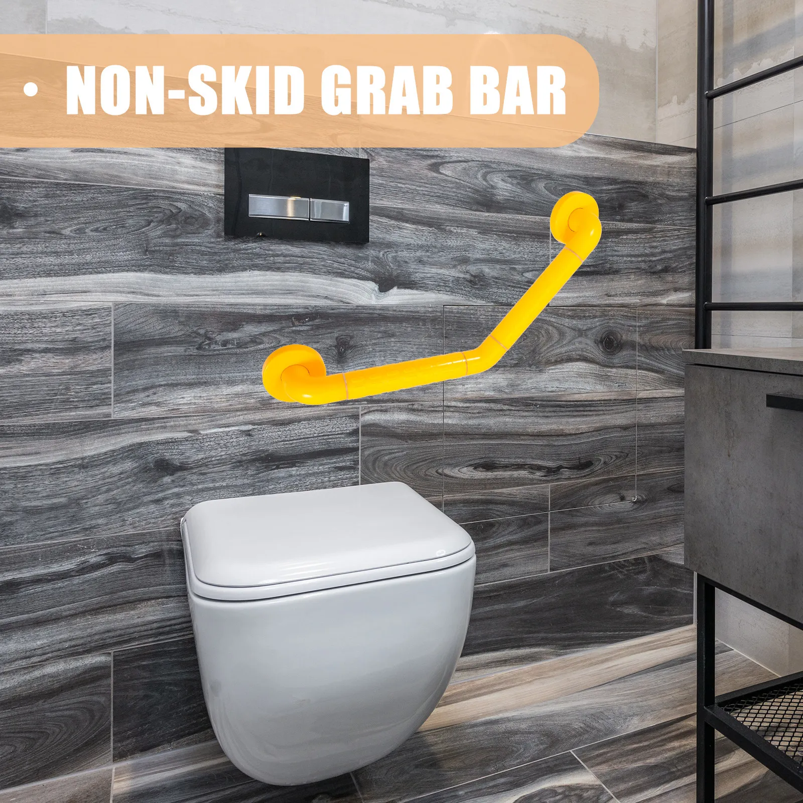

Stainless Steel Safety Handrail Bathroom Grab Hole Pins Stable Durable Bathroom Shower Toilet Non-Slip Grab Bar Handle