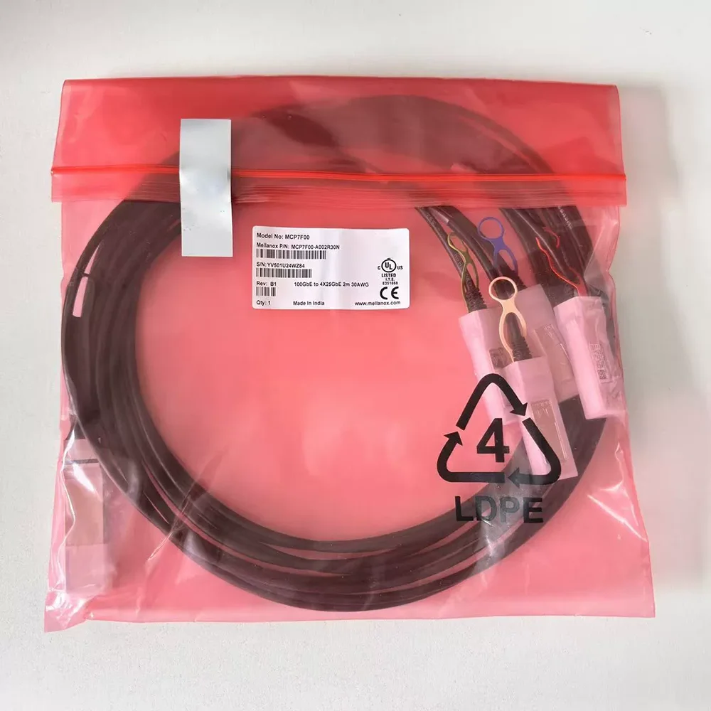 

MCP7F00-A002R30N 100GbE to 4x25GbE, QSFP28 High Quality - Fast Shipping