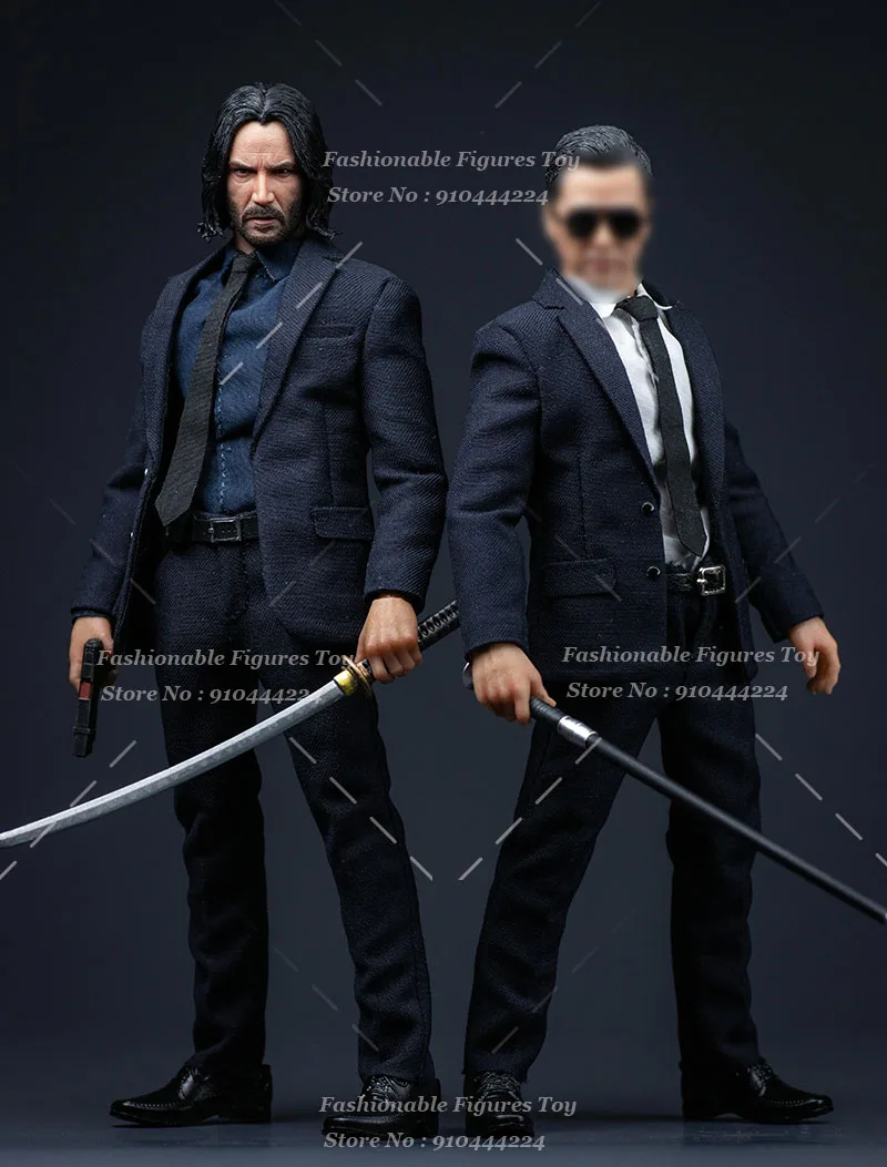 AT custom 1/12 Men Soldier John/Yeah Man & Caine/Ye Man Killer Battle Version Full Set 6Inch Action Figure Model Toys Collection