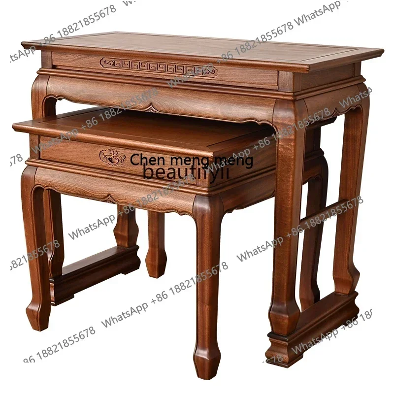 Solid Wood Incense Rosewood Altar Buddha Table Buddha Shrine Altar Altar Home Living Room Modern Chinese Style