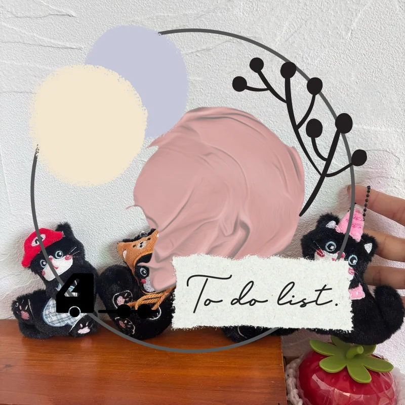 

Kawaii Cartoon Bow Siamese Cat Plush Pendant Keychain Cute Animal Kitty Plush Backpack Decoration Pendant Accessories Gift