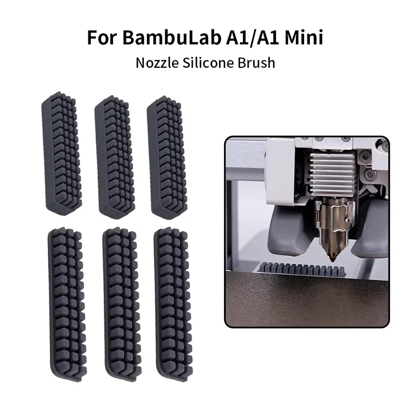 

For Bambu Lab A1 Series 3D Printer Parts Nozzle Wiping Kit Efficient Cleaning Tool For Bambu A1/ A1 Mini 3D Printer Accessories