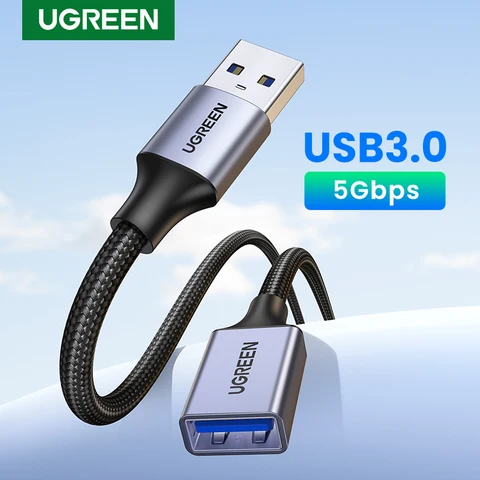 UGREEN USB 3.0 Удлинительный Кабель 5м для передачи данных — детальный вид товара