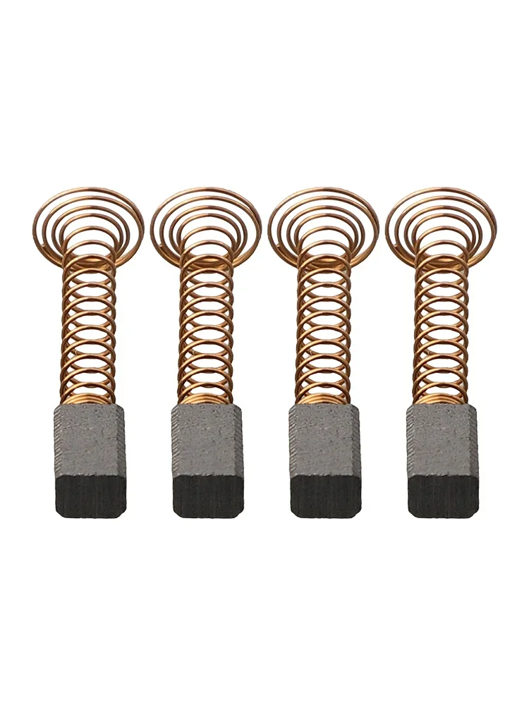 Power Tools Carbon Brush Metal 4.8*5.5*7.3mm 4Pcs For Electric Motor Jade Engraving Mini Drill Parts Practicall