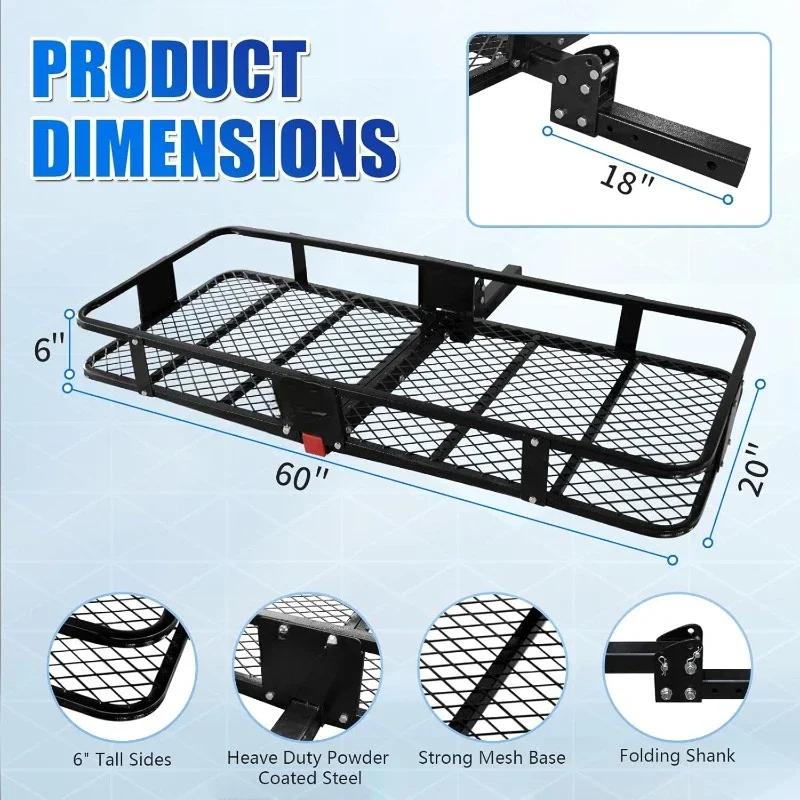 Folding Hook-type Cargo Rack Hook-type Cargo Rack Basket 60