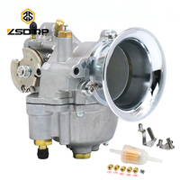 ZSDTRP New Super E/G Carburetor Shorty Carb with Air Filter Set For Harley Big Twin or Sportster 11-0420