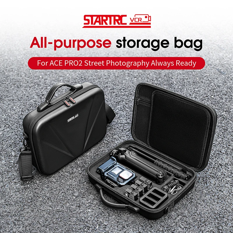 

STARTRC Shoulder Bag Case for Insta360 ACE Pro 2 Waterproof PU Case Large Space Storage For Insta360 ACE Pro Camera Accessories