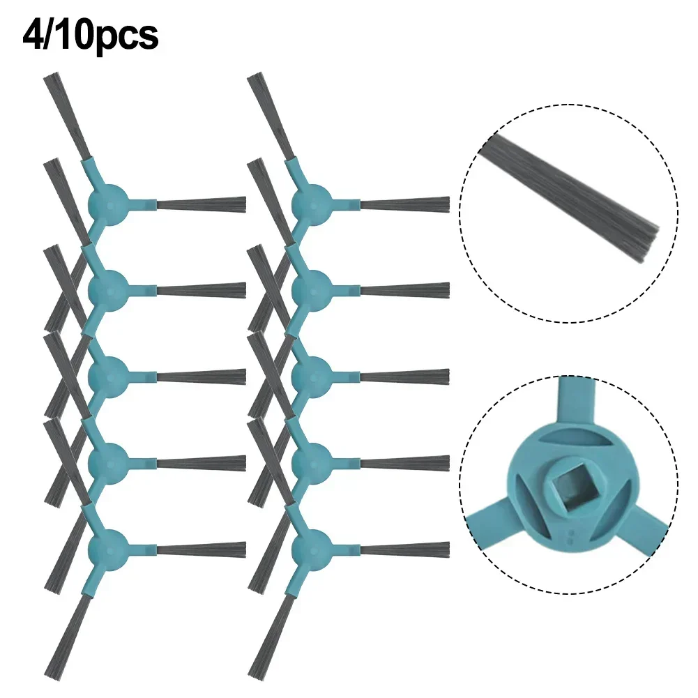 4/10pcs Side Brushes Kit For Conga 2499 Ultra Home Advanced Accessory Replacement Robot Vacuum Spare Parts