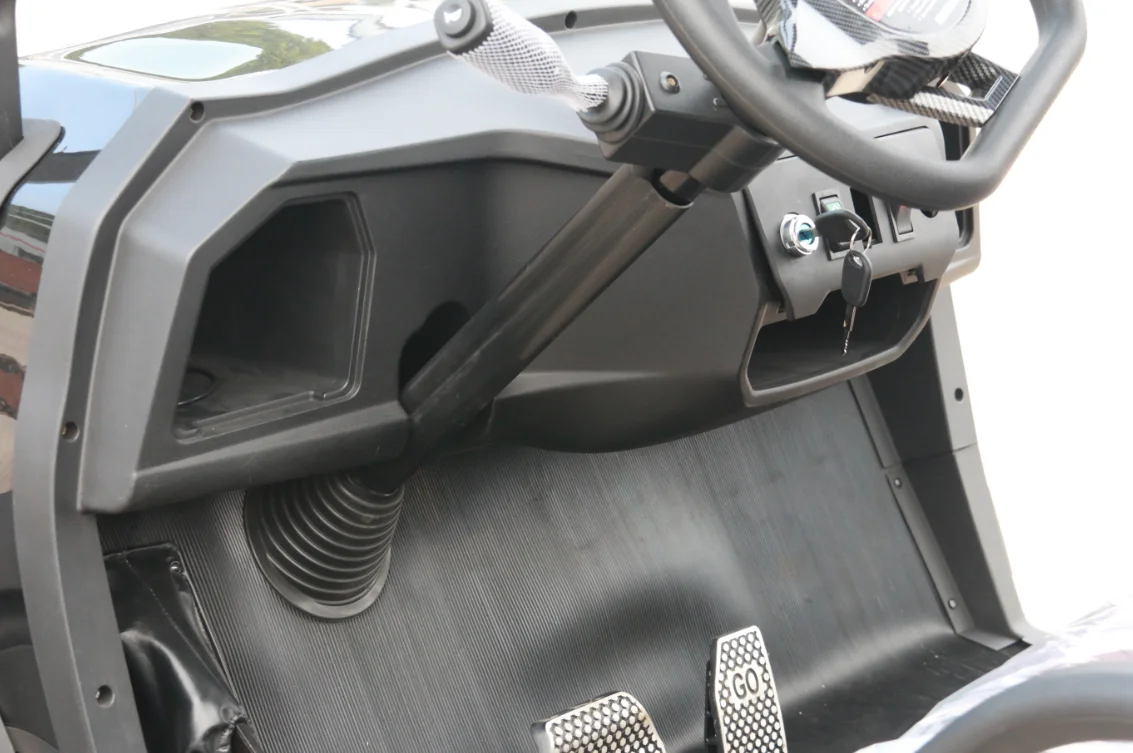 عربة جولف صغيرة عتيقة للسيارات والحافلات 6 مقاعد نادي كهربائي كلاسيكي سريع المقعد #4