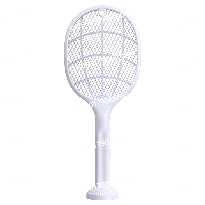 

2-in-1 electric mosquito swatter electric shock killer home folding electric swatter new usb charging