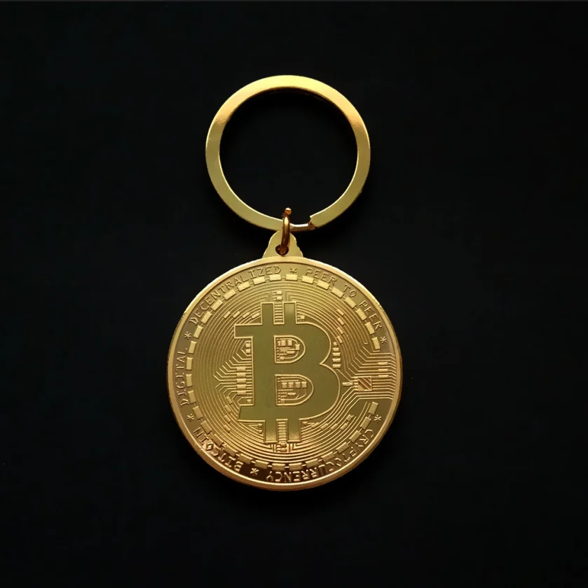 

Bitcoin commemorative coin commemorative medal desktop ornament