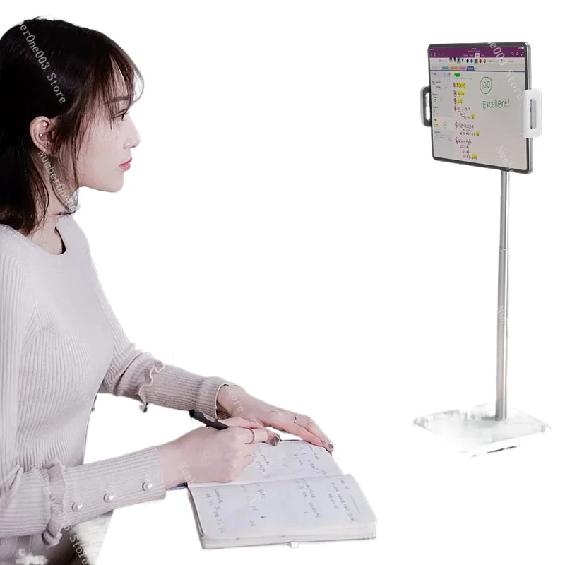 Support de tablette pour ordinateur, support de bureau pour enfants, idéal pour les cours en ligne, réglable et rétractable