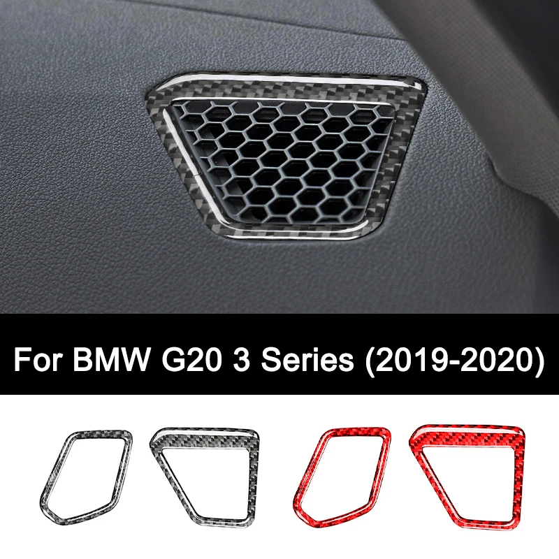 

For BMW G20 G28 3 Series (2018-2022) Carbon Fiber Car Dashboard Air Outlet Frame Decoration Stickers Interior Auto Accessories