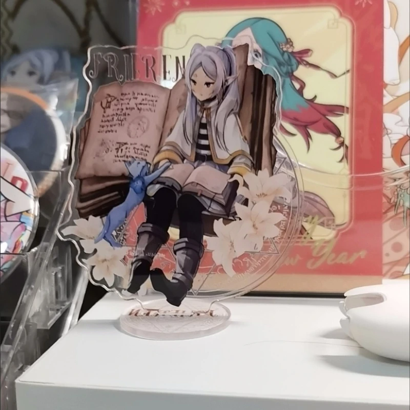 Frieren: Beyond Journey's End New Style Acrylic Standee - ديكور مكتبي لطيف وعالي القيمة، هدية مثالية للأصدقاء