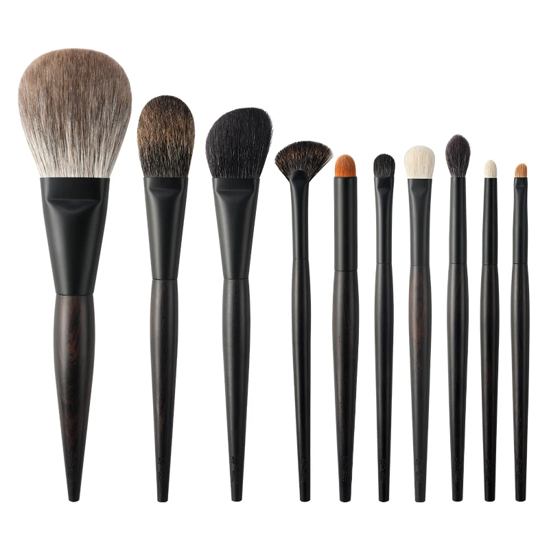 

~10 PCs Super Soft Animal Hair High-End Makeup Brushes Suit Eye Brush