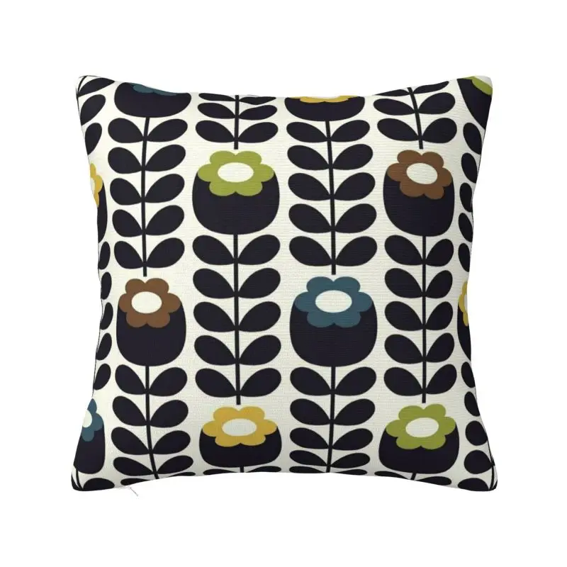 Custom Scandinavian Flowers Orla Kiely Pillow Modern Cushion Cover Car Pillowcase