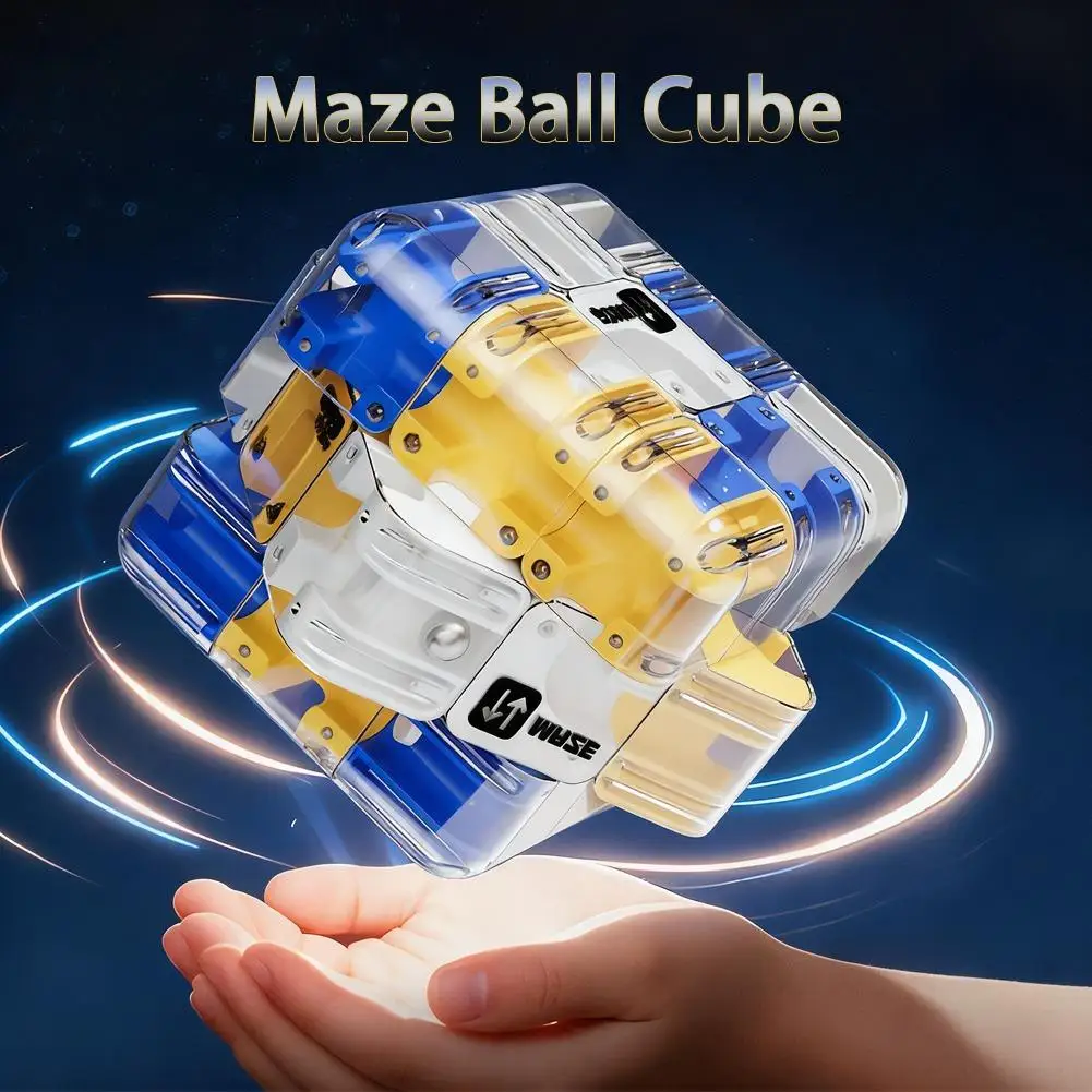 Recién llegado, cubo laberinto de bolas y cubo PK de batalla 3x3, juguete educativo para niños, entrenamiento de pensamiento lógico, herramienta para aliviar el estrés Ideal