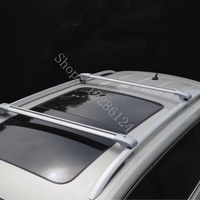 For Nissan Rogue X-Trail T31 T32 SUV roof horizontal bar luggage rack (originally designed for vertical bars with gaps)