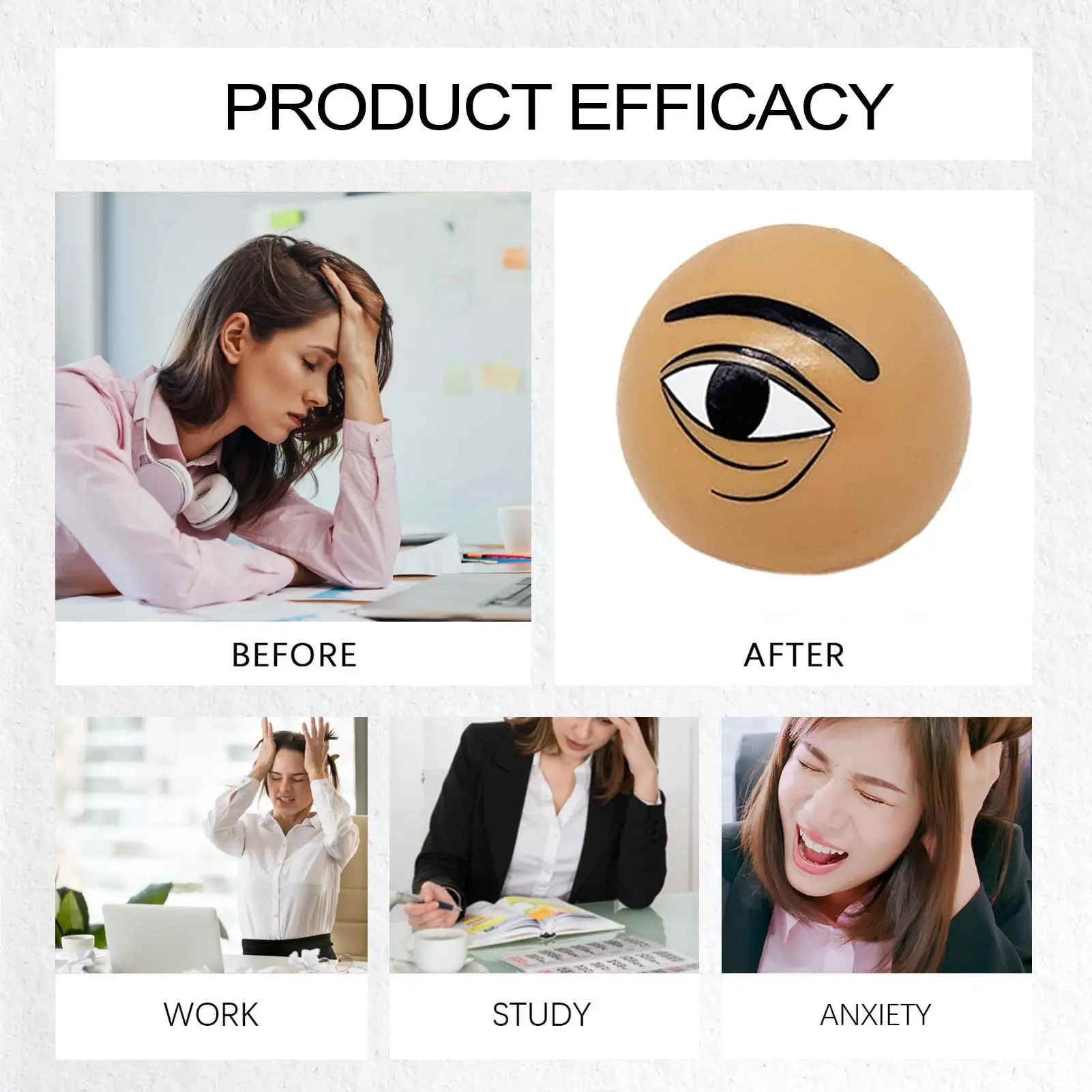 ألعاب الضغط لعبة فيدجيت الحسية للاسترخاء على شكل عين واحدة أداة تهدئة قابلة لإعادة الاستخدام لهدايا الأطفال الصغار والبنات والأولاد