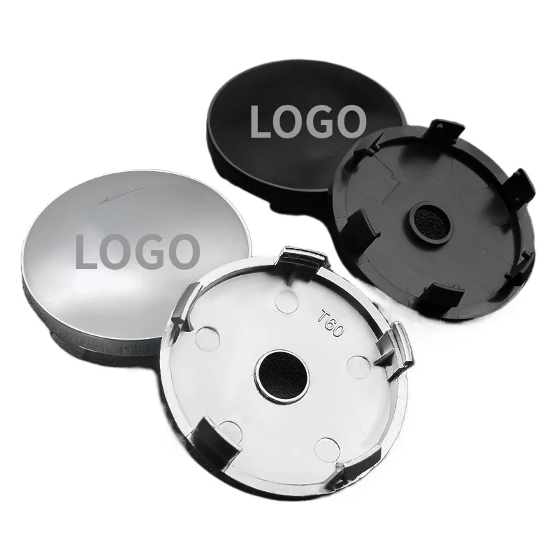 4Pcs / 56mm / 60mm Car Hub Cover Wheel Sticker Decoration Badge Hub car Accessories For Wheel center replacement MK3 MK2 Styling