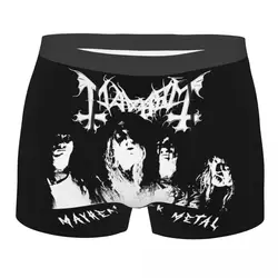 Mayhem Band Black Metal Men Underwear Boxer Briefs Shorts Panties Funny Soft Underpants for Homme