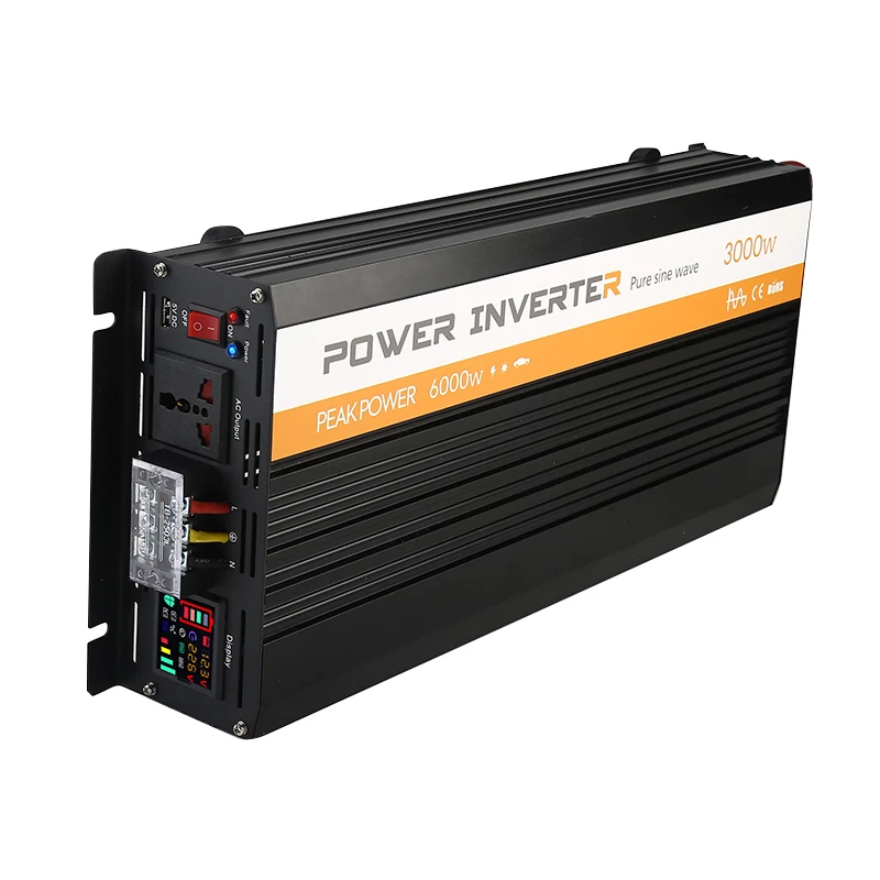 1000W 3000W 5000W DC AC Pure Sine Wave Inverter 12V 24V 48V 2500W 10000W 8kw Power Inverters