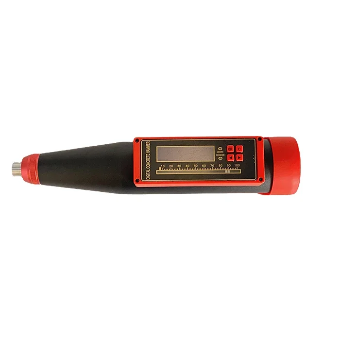 Concrete Rebound Hammer Tester Concrete Strength Hardness Tester Resiliometer Test Meter Tool 10-60mpa