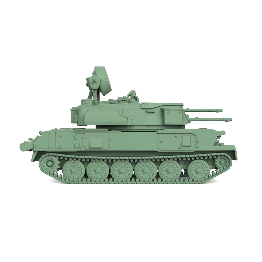 SSMODEL SS806 1/700 1/350 Kit de modelo militar ZSU-23-4 soviético Shilka pistola autopropulsada estática en miniatura