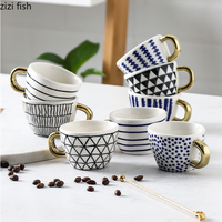 Ceramic Espresso Cup Afternoon Tea Cups Small Coffee Cup Water Cups Tea Mug Milk Mug Coffee Mugs Tea Mugs Desktop Drinkware