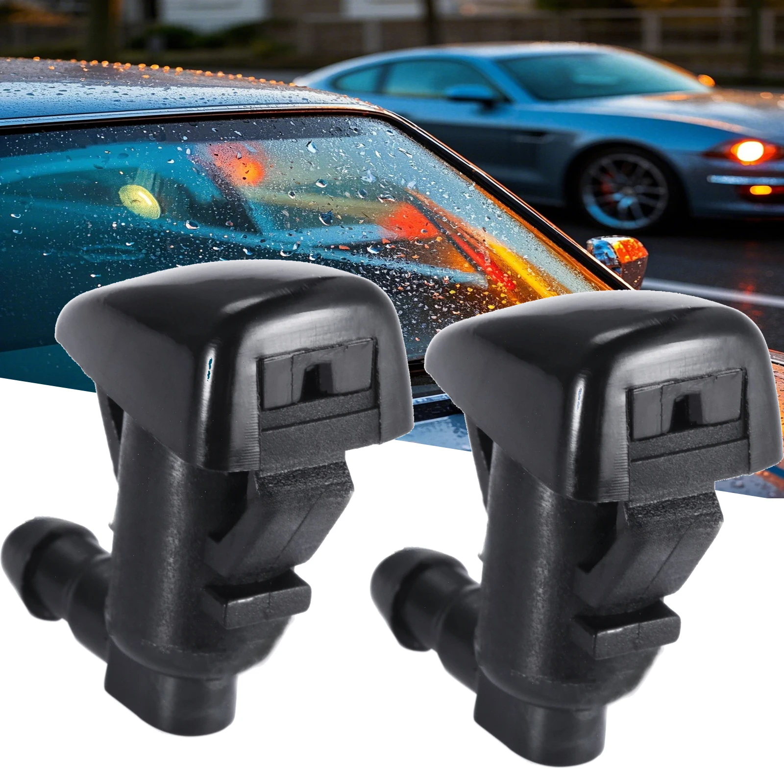 Para Jeep Grand Cherokee WK2 2011 - 2019 Liberty KK Commander Dodge Nitro Durango MK3 limpiaparabrisas delantero boquilla de chorro 2x