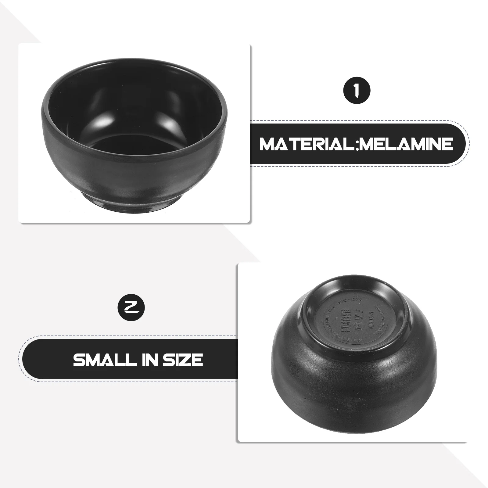 

4pcs Condiment Dish Round Sauce Bowl Small Seasoning Plate For Ketchup Mustard Dip Easy Clean Dishwasher Safe Appetizer Serving