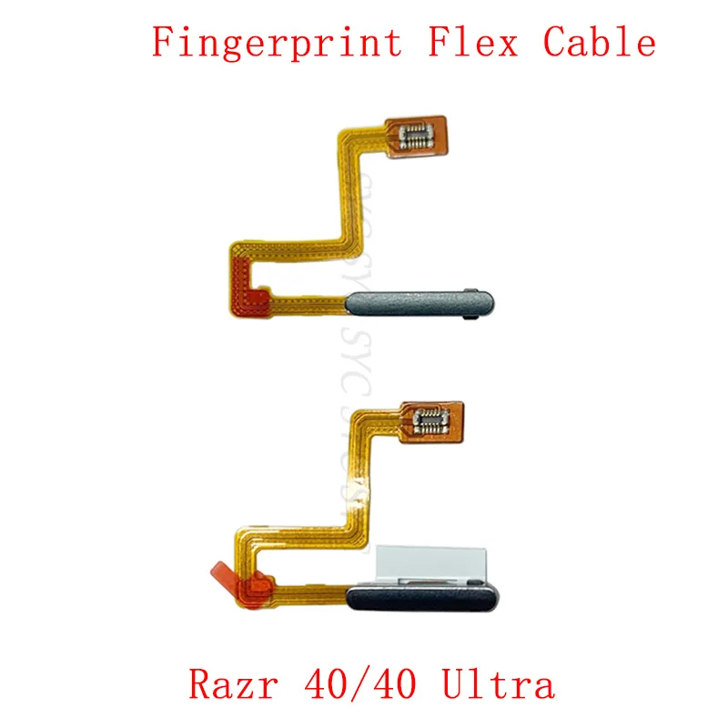 Fingerprint Sensor Button Flex Cable For Motorola Razr 40 Ultra Touch Sensor Scanner Repair Parts