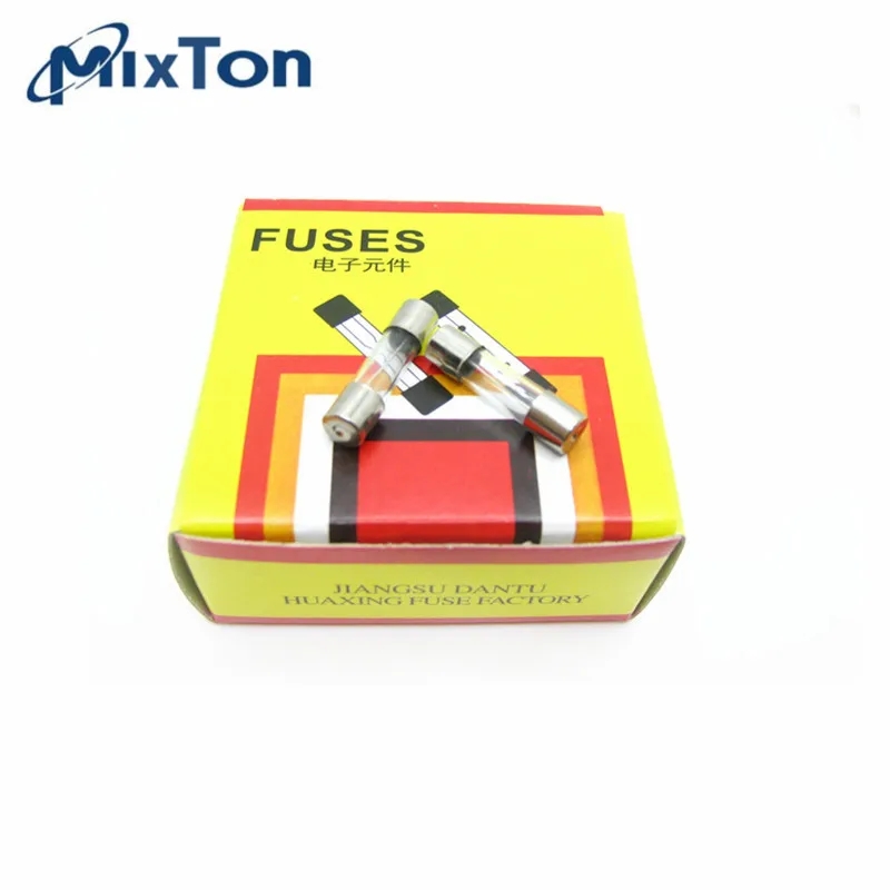 100pcs/Box 5x20mm Glass Fuse Tube 250V 6x30mm 02A 0.5A 1A 2A 3A 4A 5A 8A 10A-30A Quick Blow