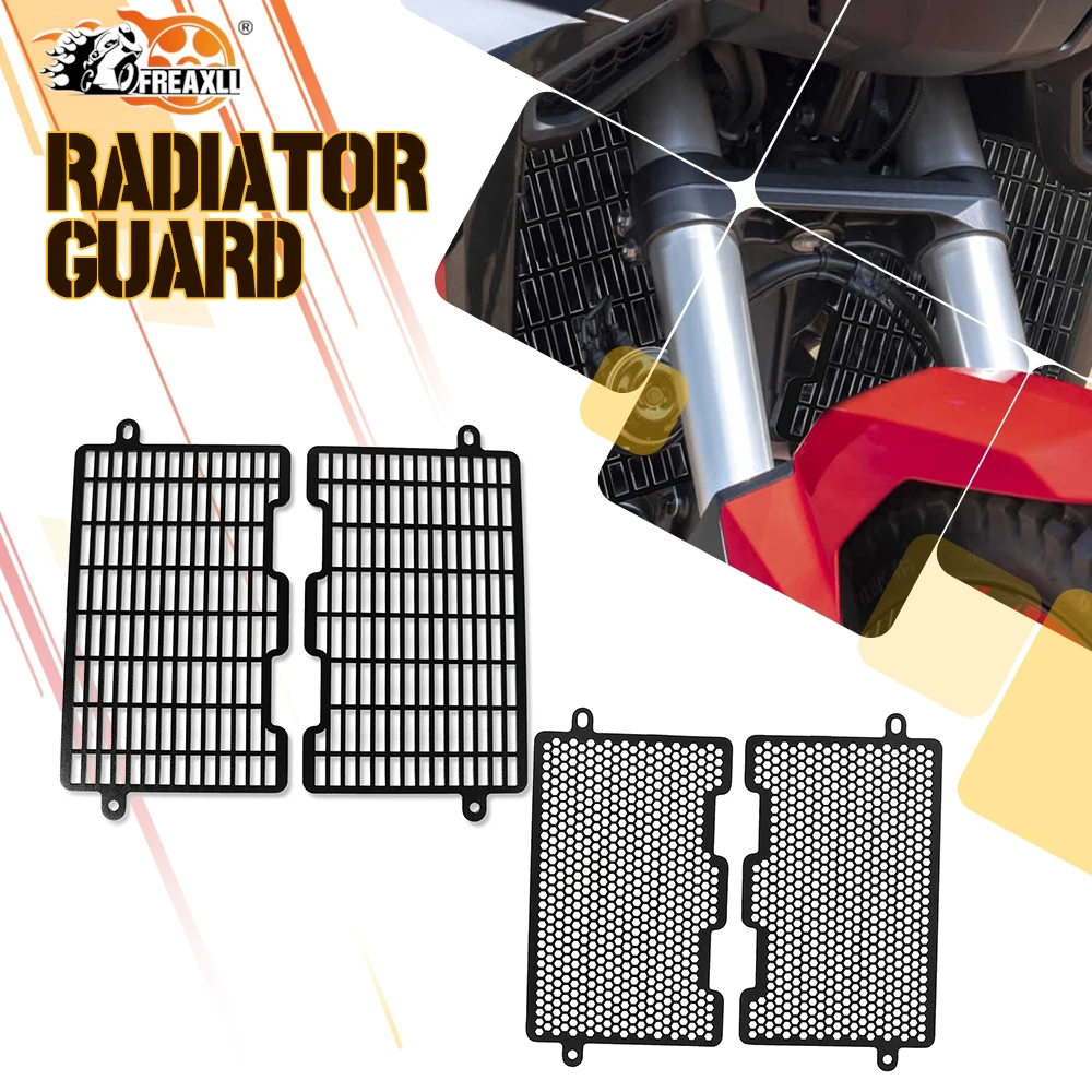 For Honda Africa Twin XRV750L XRV750 1990-2002 XRV 650 750 Africa Twin XRV650 1988 1989 Radiator Grille Guard Cover Protection