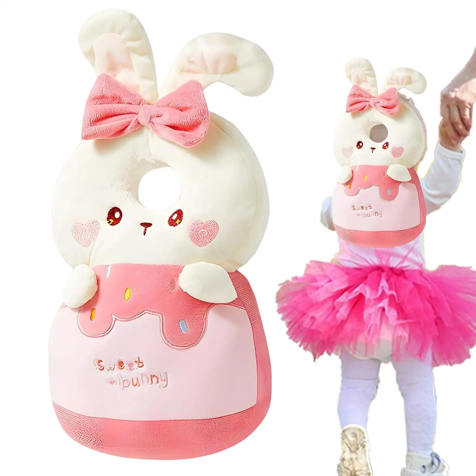 حقيبة ظهر لحماية رأس الطفل، وسادات حماية للرأس مريحة ولطيفة للأطفال الصغار، مناسبة للمشي للفتيات والأولاد