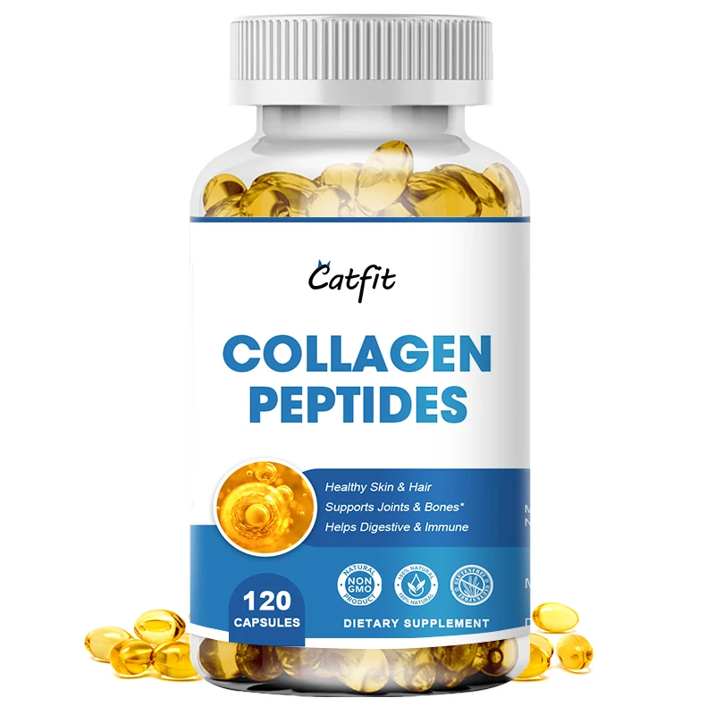 Catfit Compound COLLAGEN BIOTIN +VITAMIN C Capsule Firming&Plump Healthy skin & hair nutrition Support