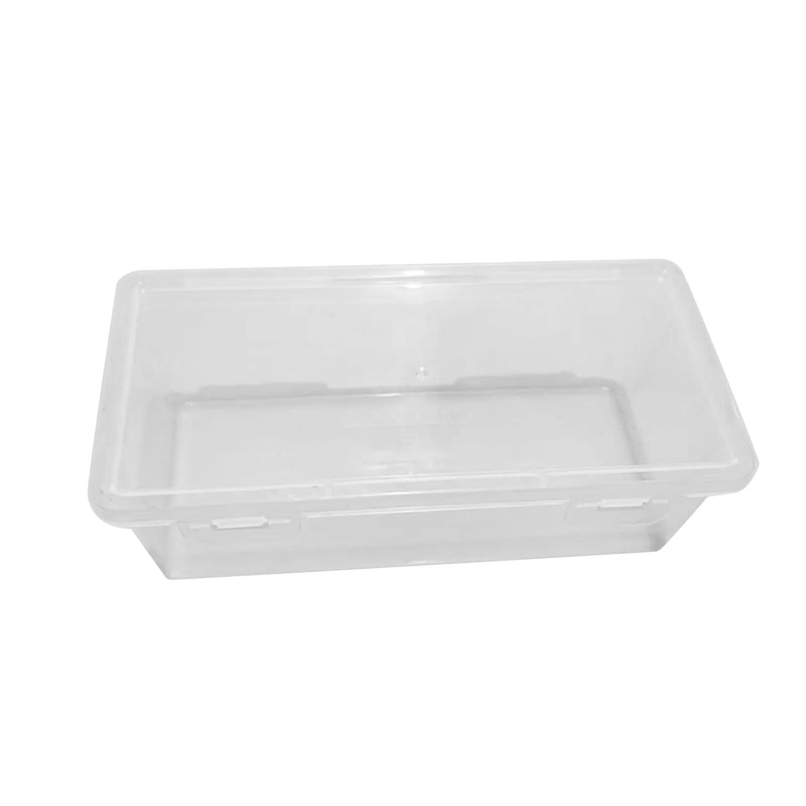 Transparent Plastic Pencil Box Large Capacity Stackable Organizer Desk Accessories Storage for School Kids