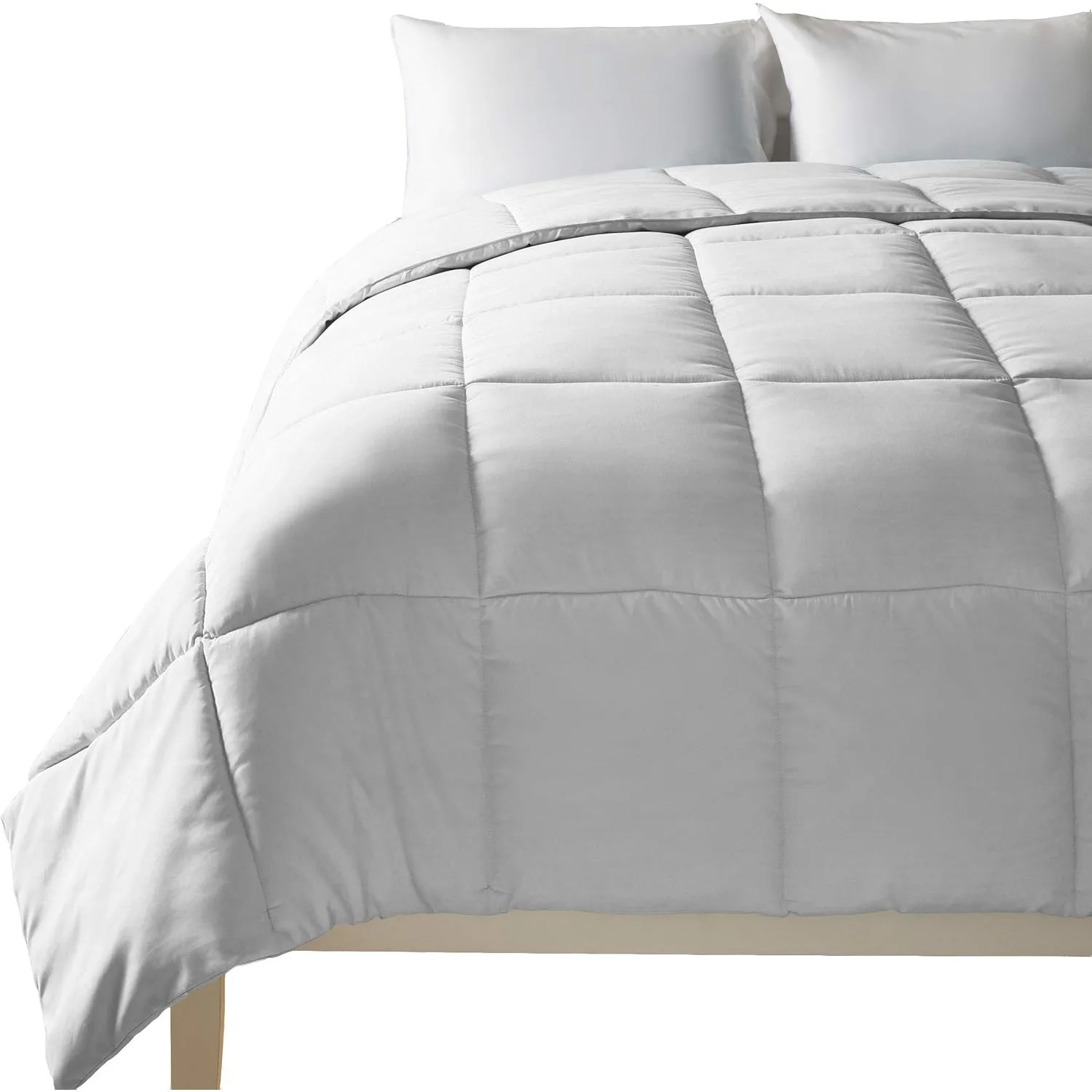 

All Season Luxurious Down Alternative Hypoallergenic White Comforter, Twin (68 x 88)