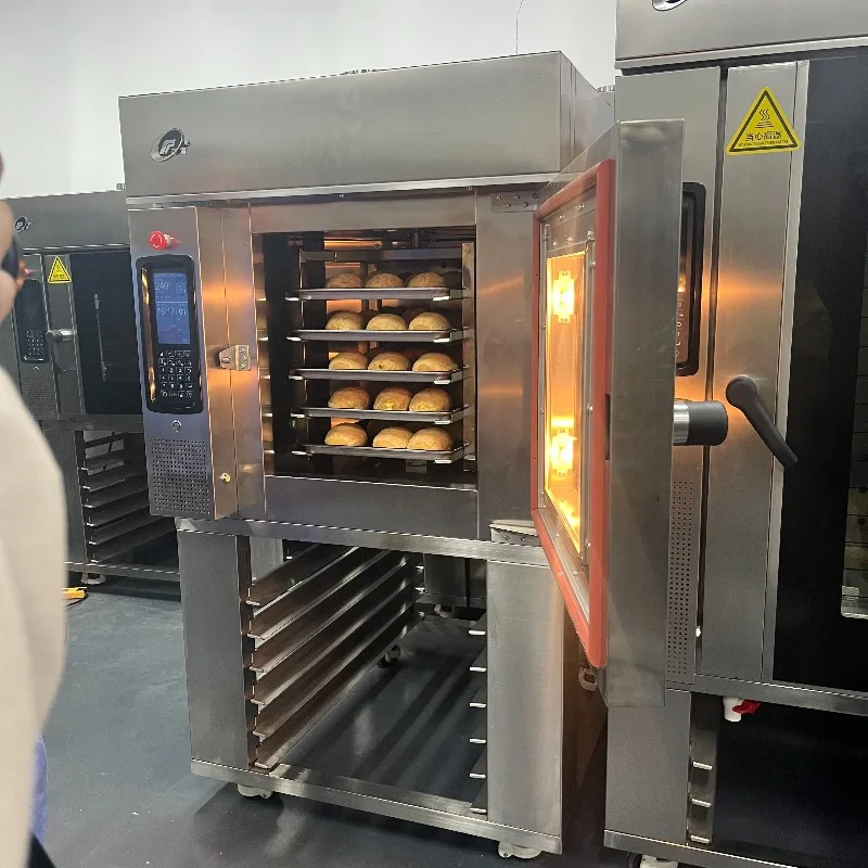 Custom 5-15 Plate Hot Air Oven Commercial Use Evenly Heated Multifunctional Bakery Nuts Fruit Wheat Bread Cake