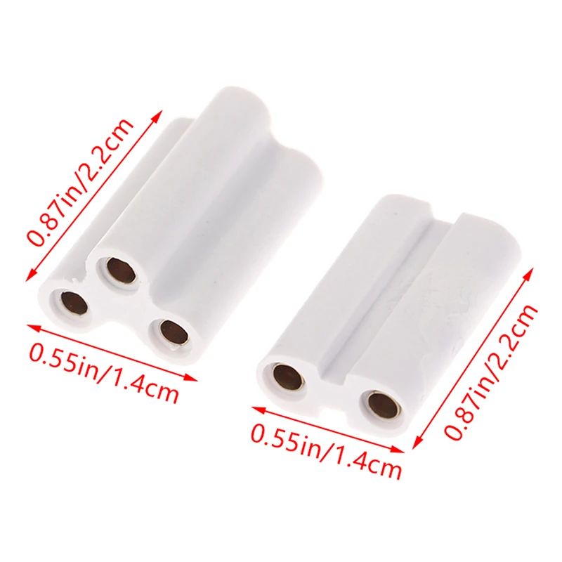 10Pcs Led Light And Fluorescent Connector Seamless Joint Unit Be Used In T5 T8 Tube Lamp 2 Pins 3 Pins Connectors Joints