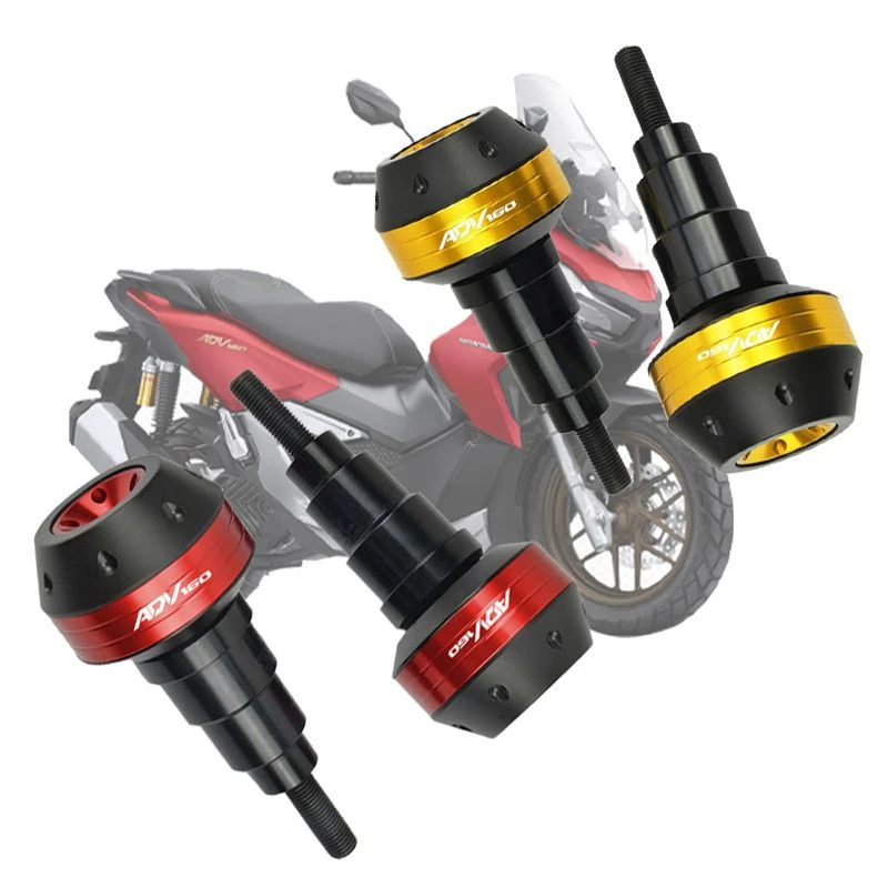 

For Honda ADV160 Modified Exhaust Pipe Anti Drop Rod and Anti Drop Ball Protection Bar Accessories Motorcycle Crash Protect Pads