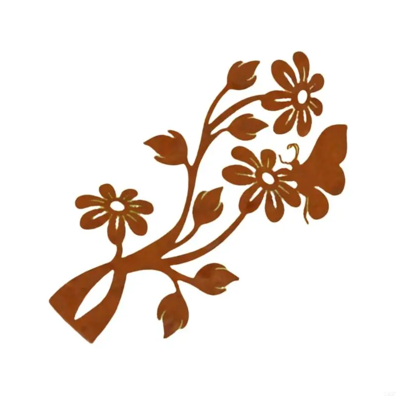 

G92C Weather Resistant Yard Art Ornament Stake For Garden Bed Edging Lawn Decorations