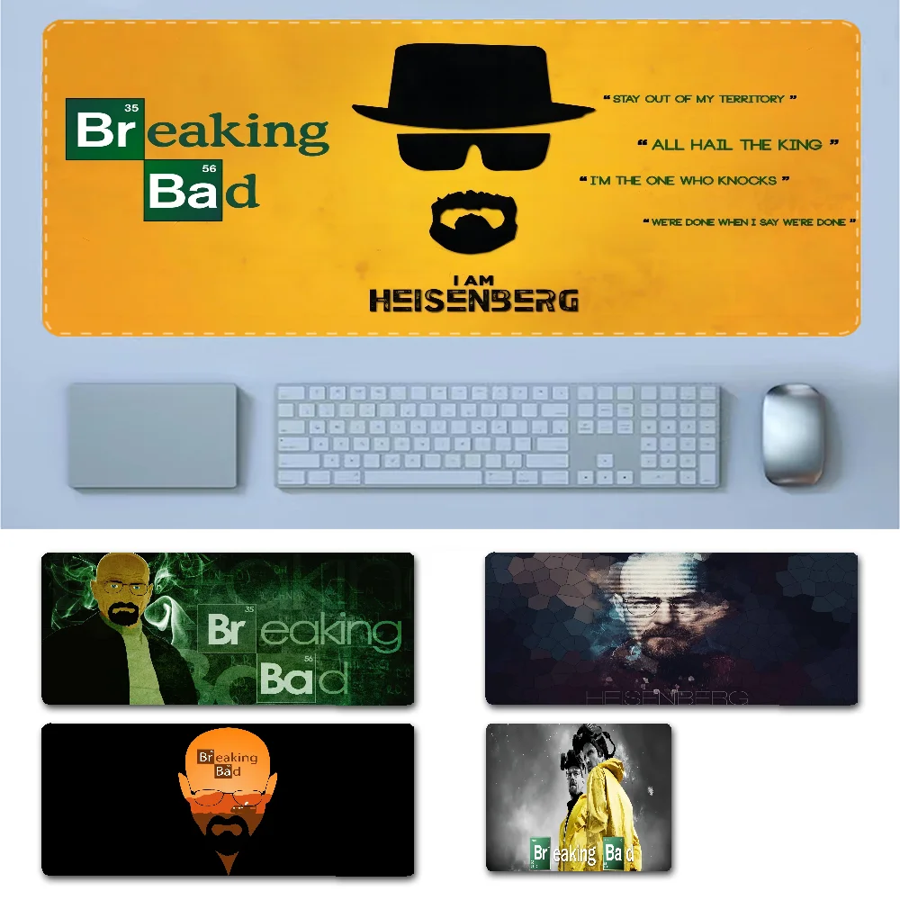 

Heisenberg Breaking New Laptop Gaming Mice Mousepad Size For Large Edge Locking Game Keyboard Pad