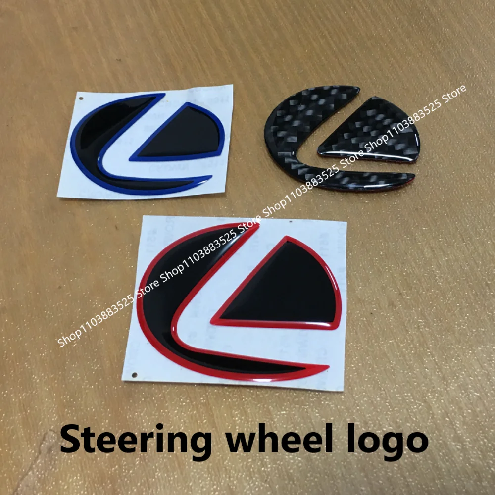 

Car Steering wheel horn button badge logo decorative Sticker For Lexus ES RX NX LS IS20 IS250 RX300 RX330 RX350 GS300 IS200T